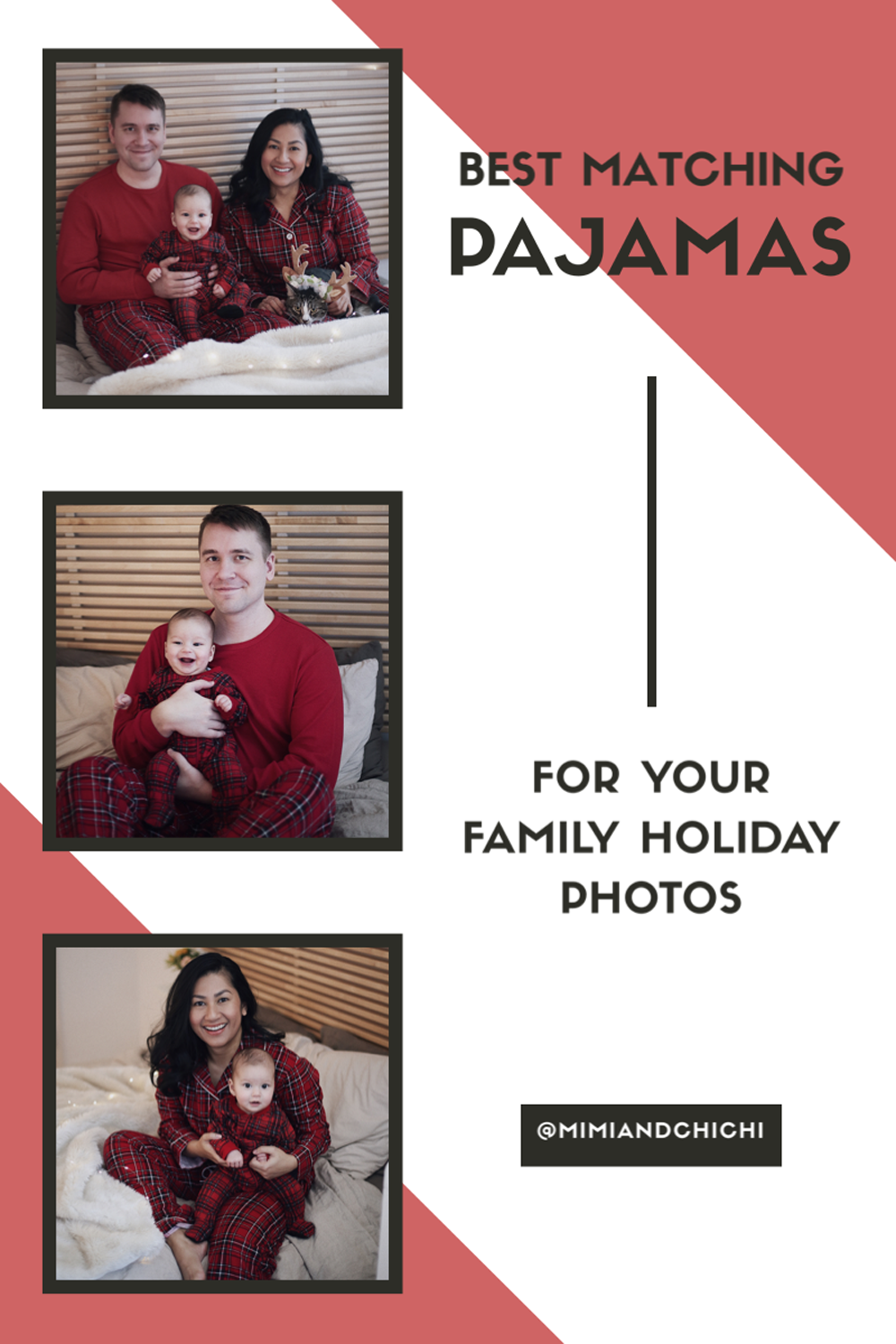 Here are the five best best places to get matching family pajamas #matchingpajamas #holidayphotoideas #holidaytraidition #pajamaparty