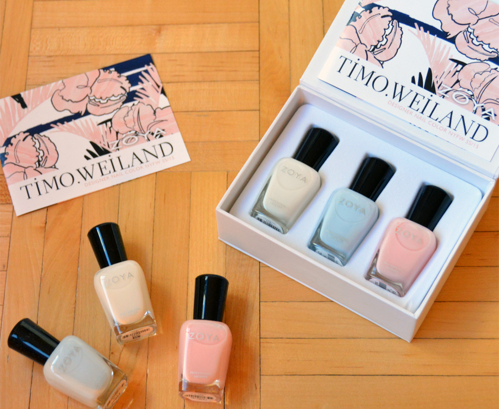 Zoya Nail Polish Set for Timo Weiland S/S 2015 Collection