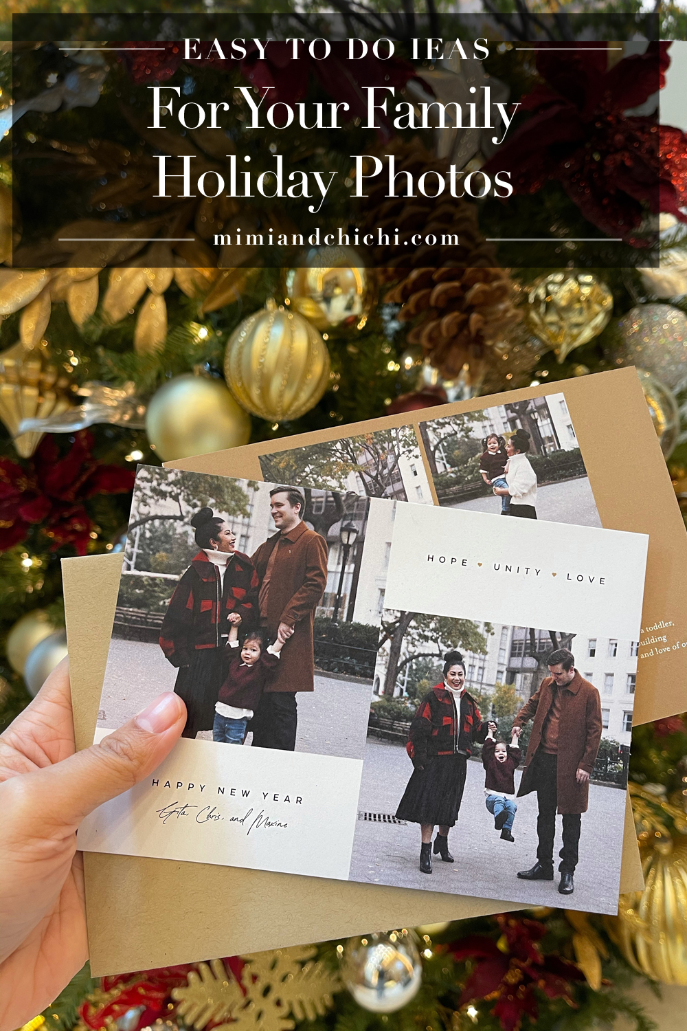 Easy to do ideas for your family holiday photos #familyoutfit #holidayinspo