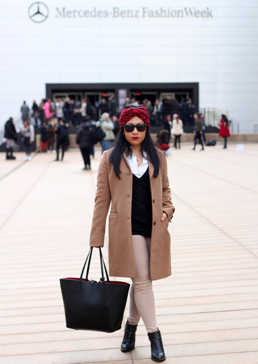 Zara Reversible contrast shopper