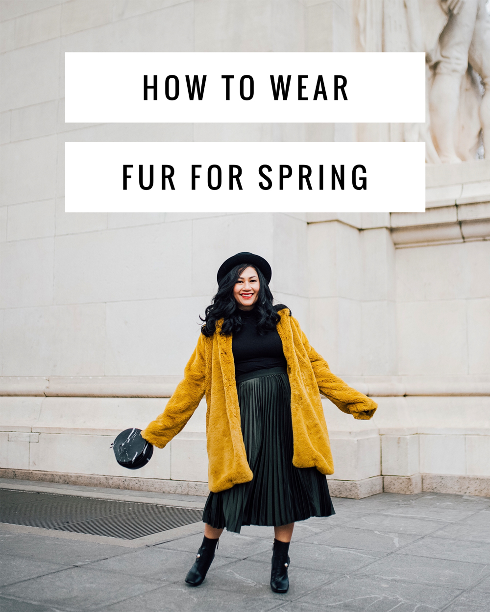 How to wear fur for spring